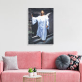 Het paasverhaal verpakte canvas afdruk (Insitu (Woonkamer))