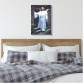 Het paasverhaal verpakte canvas afdruk (Insitu (Slaapkamer))