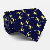 Het Pacifische rif Moorish Idol Fish Stropdas (Opgerold)