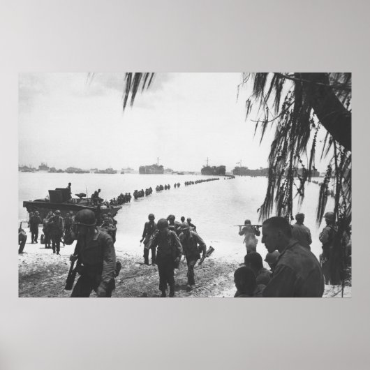 Het Pacifische theater Poster (Voorkant)