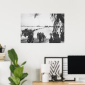 Het Pacifische theater Poster (Thuiskantoor)