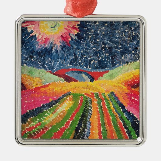 Het pad, 1912 metalen ornament (Voorkant)