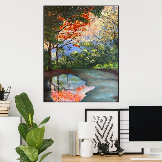 Het Pad Acryl Kunst Poster (Thuiskantoor)