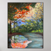 Het Pad Acryl Kunst Poster (Voorkant)