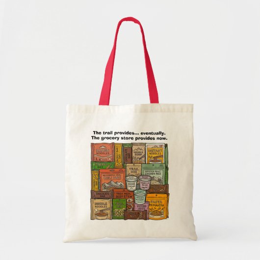 Het pad biedt... Grappige boodschappentas Tote Bag (Voorkant)