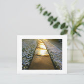Het pad briefkaart (Staand voorkant)