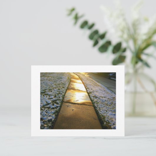 Het pad briefkaart (Staand voorkant)