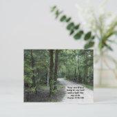 Het pad briefkaart (Staand voorkant)