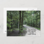 Het pad briefkaart (Voorkant / Achterkant)