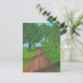 Het pad briefkaart (Staand voorkant)
