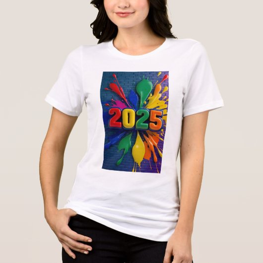 Het pad dat jouw bestemming bepaalt Tri-Blend shirt (Voorkant)