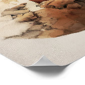 Het pad - Digitale Schets Jezus Wall Art Poster (Hoek)