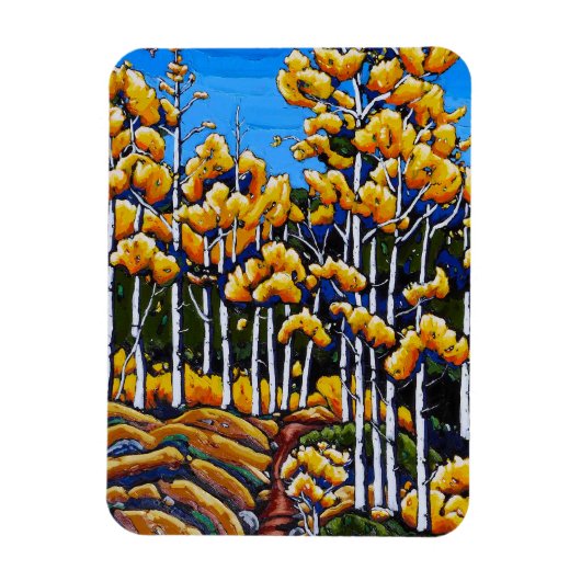 Het pad door de Aspens magneet (Verticaal)