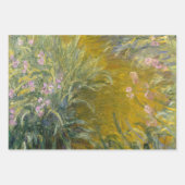 Het pad door de Irises - Claude Monet Inpakpapier Vel (Voorkant 2)