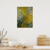 Het pad door de Irises - Claude Monet Poster (Keuken)