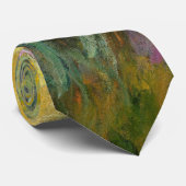 Het pad door de Irises - Claude Monet Stropdas (Opgerold)