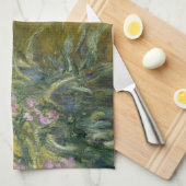 Het pad door de Irises - Claude Monet Theedoek (Quarter Fold)