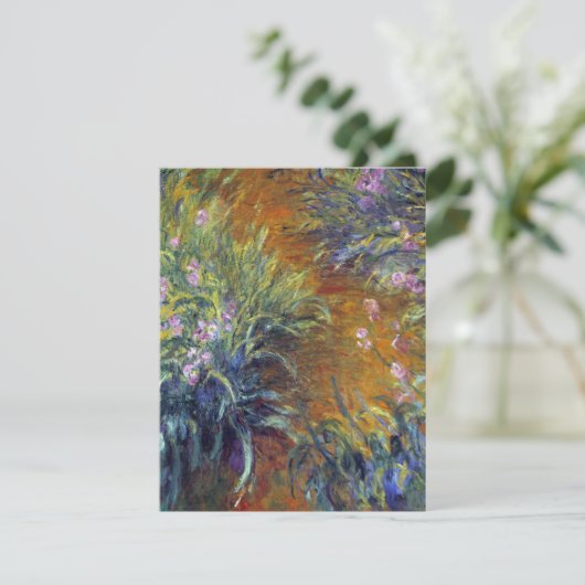 Het pad door de Irises door Claude Monet (Staand voorkant)