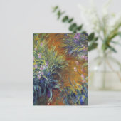 Het pad door de Irises door Claude Monet Briefkaart (Staand voorkant)