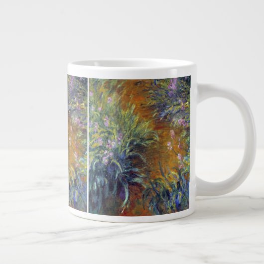 Het pad door de Irises door Claude Monet Grote Koffiekop (Rechts)