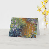 Het pad door de Irises door Claude Monet Kaart (Gele Bloem)
