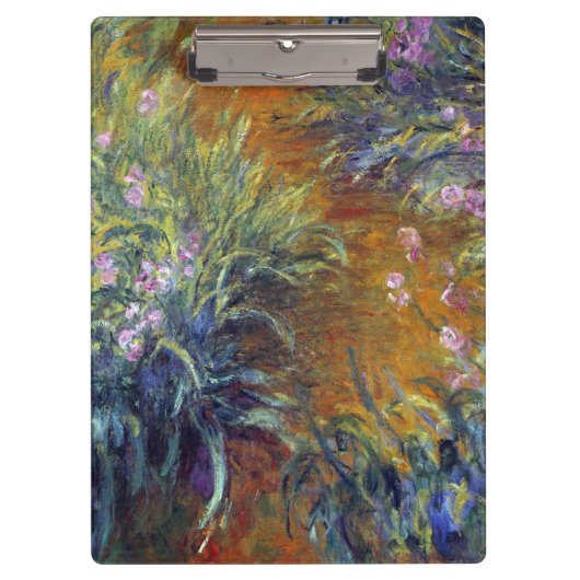 Het pad door de Irises door Claude Monet Klembord (Voorkant)