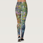 Het pad door de Irises door Claude Monet Leggings (Achterkant)