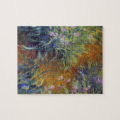 Het pad door de Irises door Claude Monet Legpuzzel (Horizontaal)