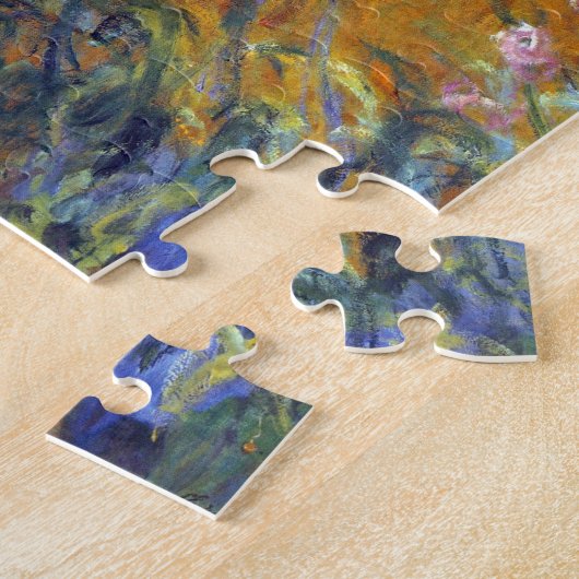 Het pad door de Irises door Claude Monet Legpuzzel (Zijkant)