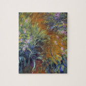 Het pad door de Irises door Claude Monet Legpuzzel (Verticaal)