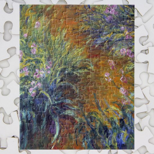 Het pad door de Irises door Claude Monet Legpuzzel