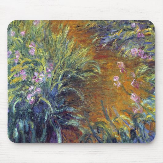Het pad door de Irises door Claude Monet Muismat (Voorkant)