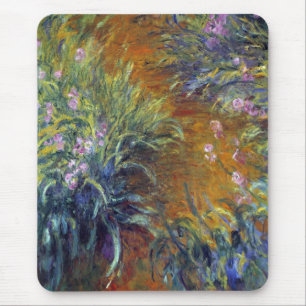 Het pad door de Irises door Claude Monet Muismat