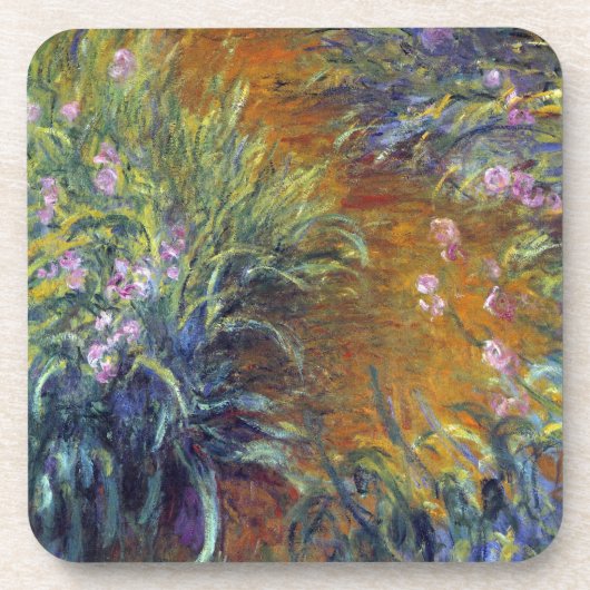 Het pad door de Irises door Claude Monet Onderzetter (Voorkant)