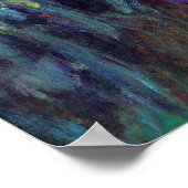 Het pad door de Irises door Claude Monet Poster (Hoek)