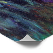Het pad door de Irises door Claude Monet Poster (Hoek)
