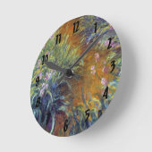 Het pad door de Irises door Claude Monet Ronde Klok (Hoek)