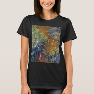 Het pad door de Irises door Claude Monet T-shirt