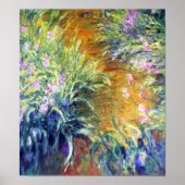 Het pad door de Irises door Monet Print (Voorkant)