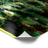 Het pad door de Irises, kunst van Claude Monet Perfect Poster (Hoek)