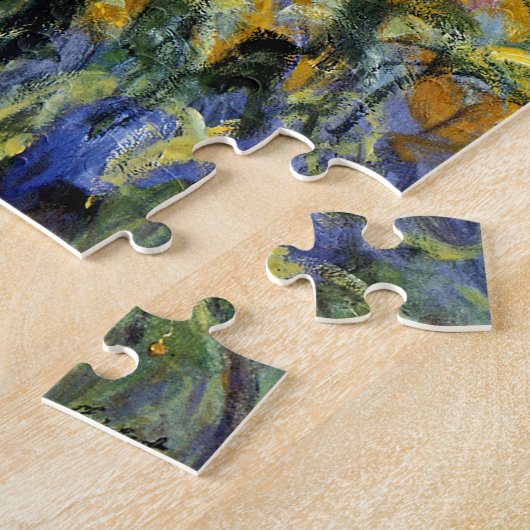 Het pad door de Irises Legpuzzel (Zijkant)
