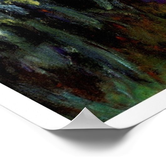 Het pad door de Irises Poster (Hoek)