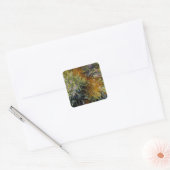 Het pad door de Irises Vierkante Sticker (Envelop)