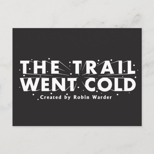 Het pad ging koud - Briefkaart (Voorkant)