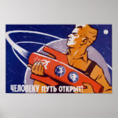 het pad is open voor mensen - de Sovjet - ruimte Poster (Voorkant)