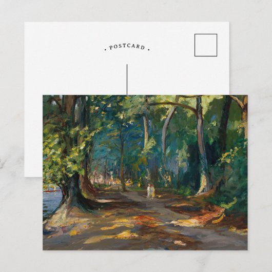 Het pad langs de rivier | Sir John Lavery Briefkaart (Voorkant / Achterkant)