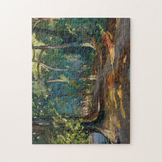 Het pad langs de rivier | Sir John Lavery Legpuzzel (Verticaal)