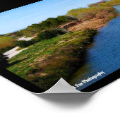 Het pad langs de Túria rivier Poster (Hoek)