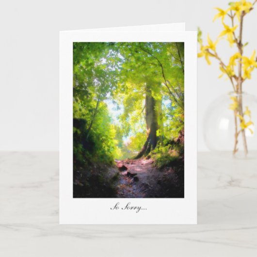 Het pad lijkt altijd steilst... Sorry Kaart (Gele Bloem)