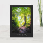 Het pad lijkt het meest steil.... In diepe sympath Kaart (Voorkant)